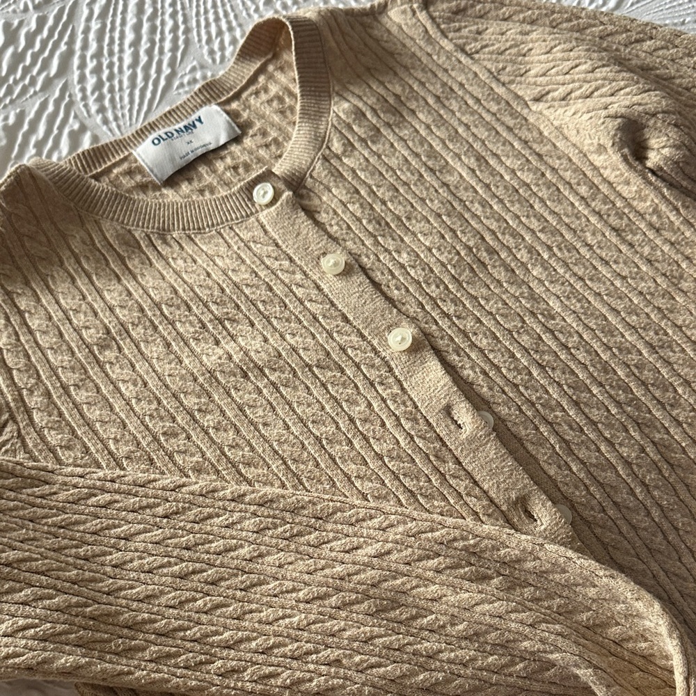 Old Navy Women's Beige Cardigan